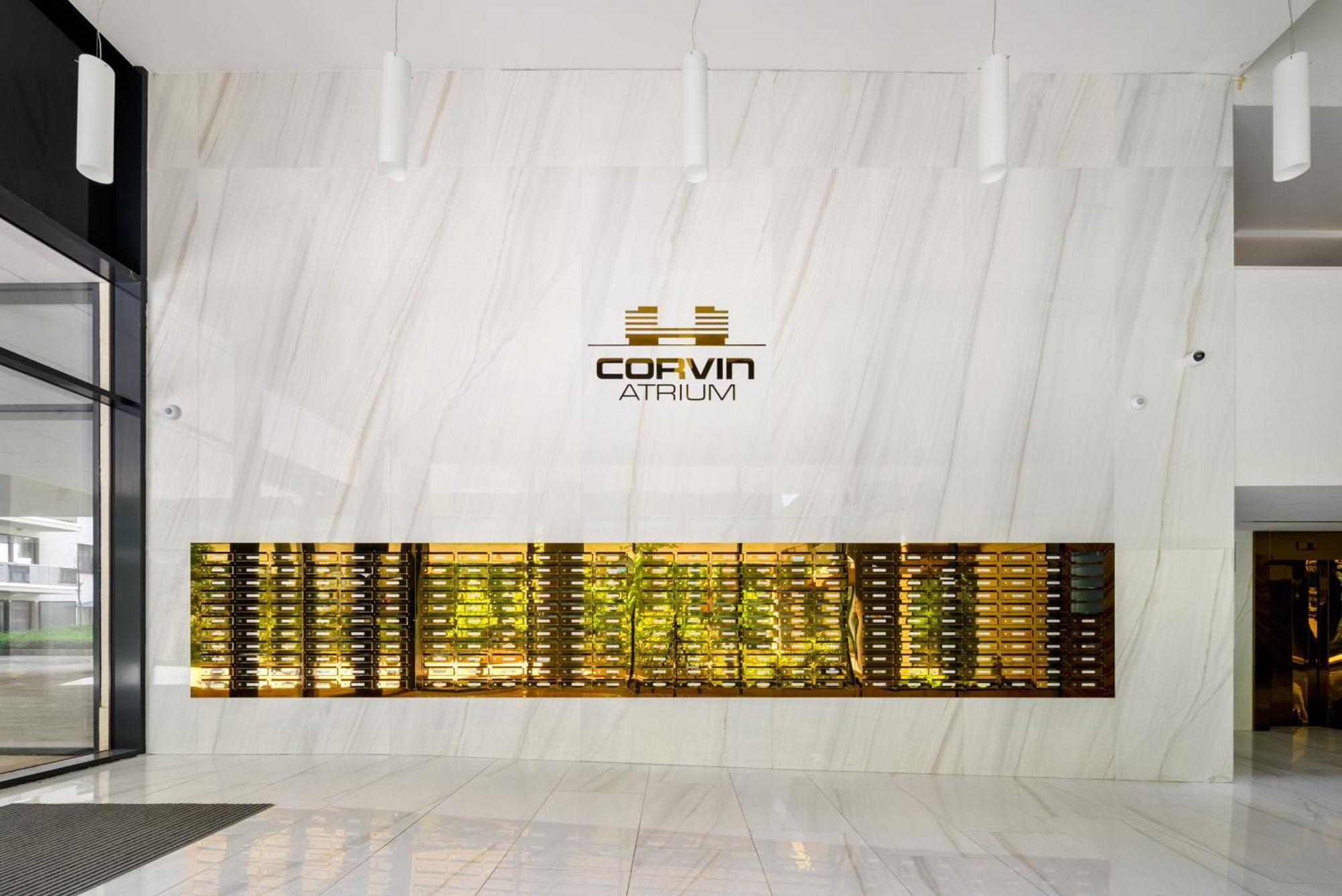 Atrium Residence Deluxe Suite-Free Parking Garage Same Building Budapest Exterior photo